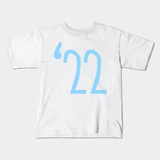 Class of 2022 in Sky Blue Kids T-Shirt
